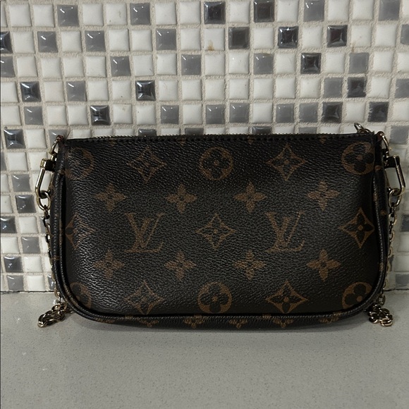 Brown Monogram Wristlet - Picture 2 of 7